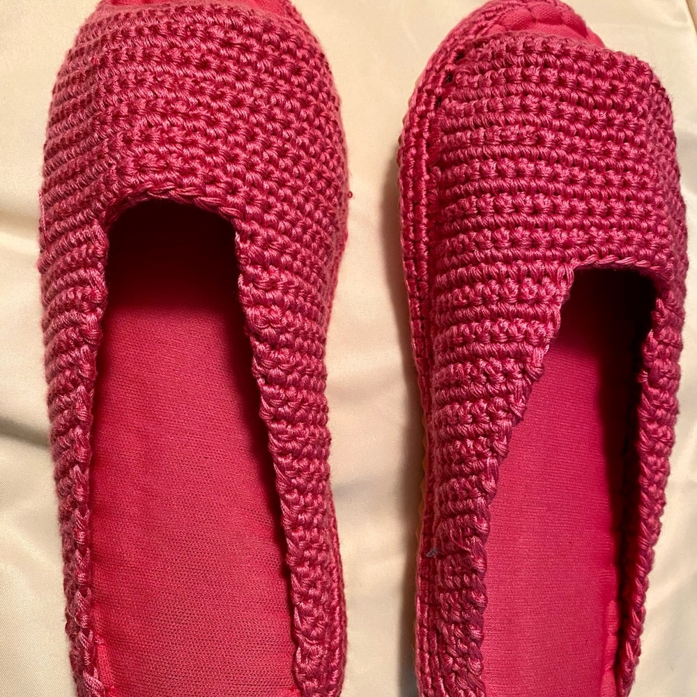 Pink slippers